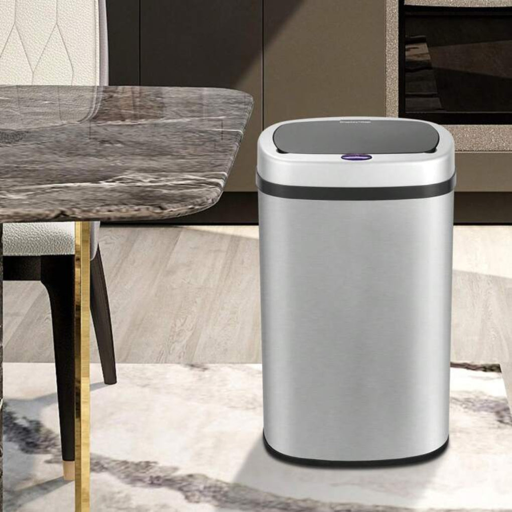 Poubelle automatique sans contact à capteur pour cuisine et salle de bain