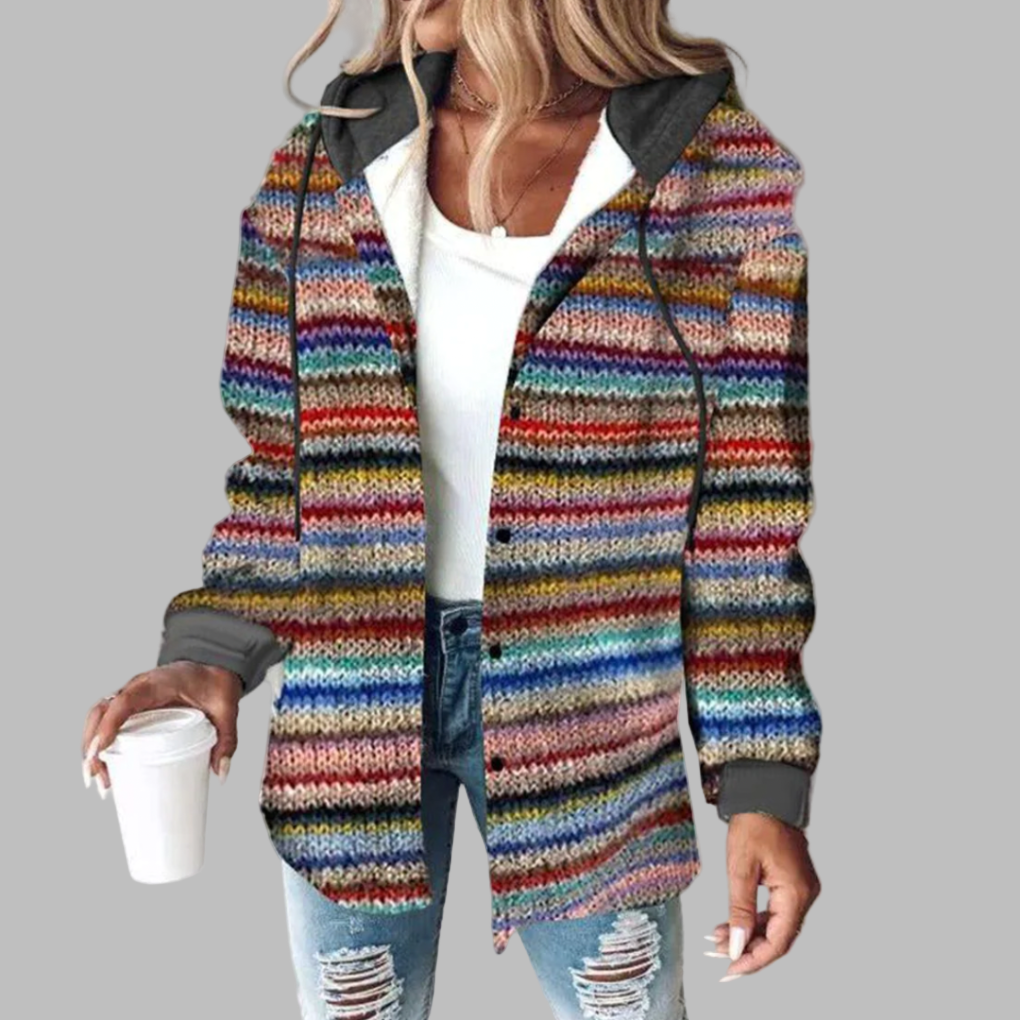 Cardigan boutonné pour femme