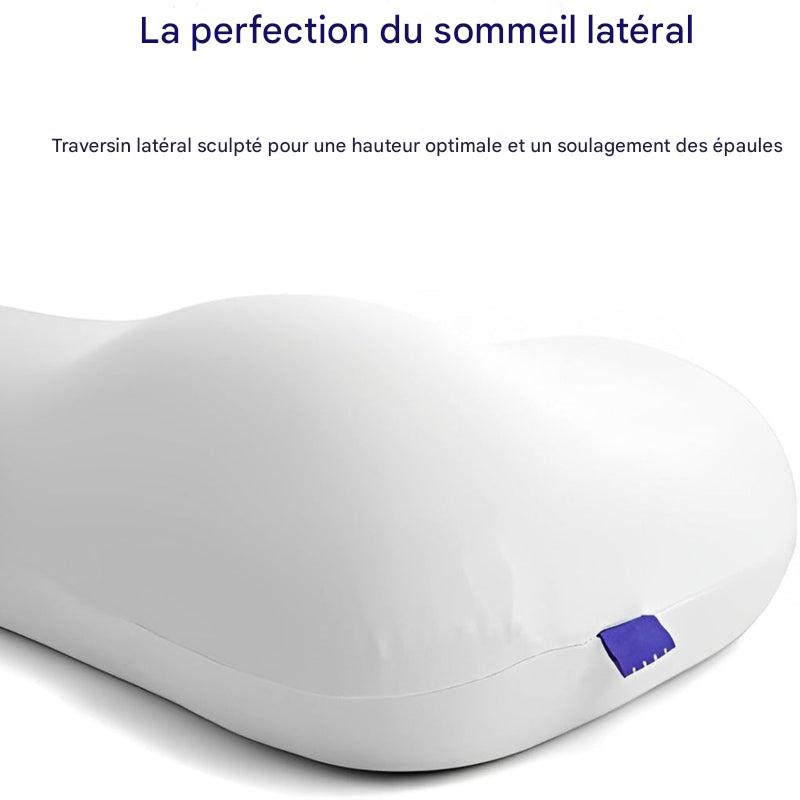 Oreiller de voyage pour sommeil profond et oreiller pour dormir sur le côté
