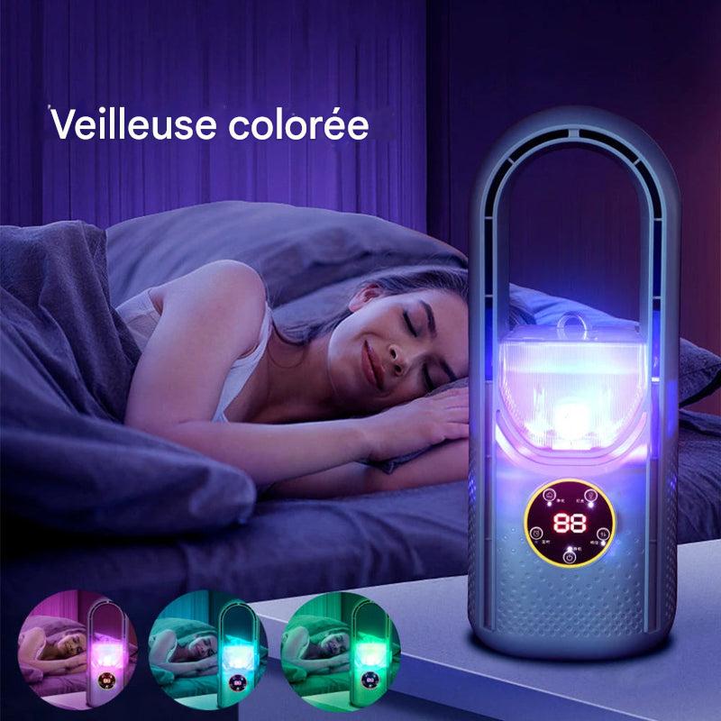 Climatiseur portable sans pales avec affichage LED
