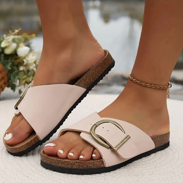 Sandales plates orthopédiques pour femmes