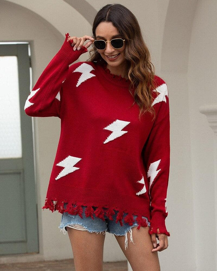 Julee - Pull tricoté stylé