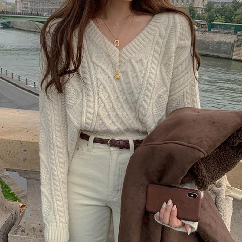 Iris - Pull tricoté tendance