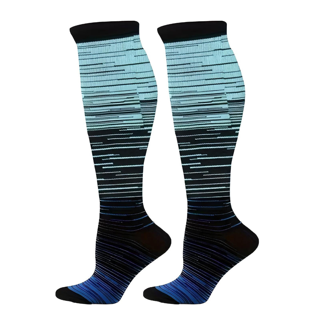 Chaussettes de voyage à compression graduée