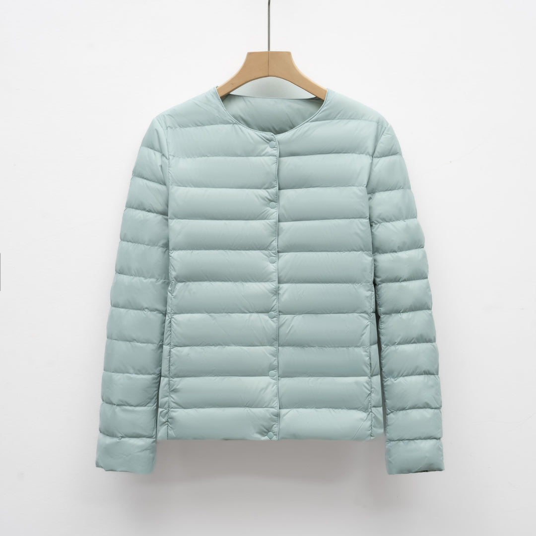 Doudoune portable sans col pour le printemps et l'hiver