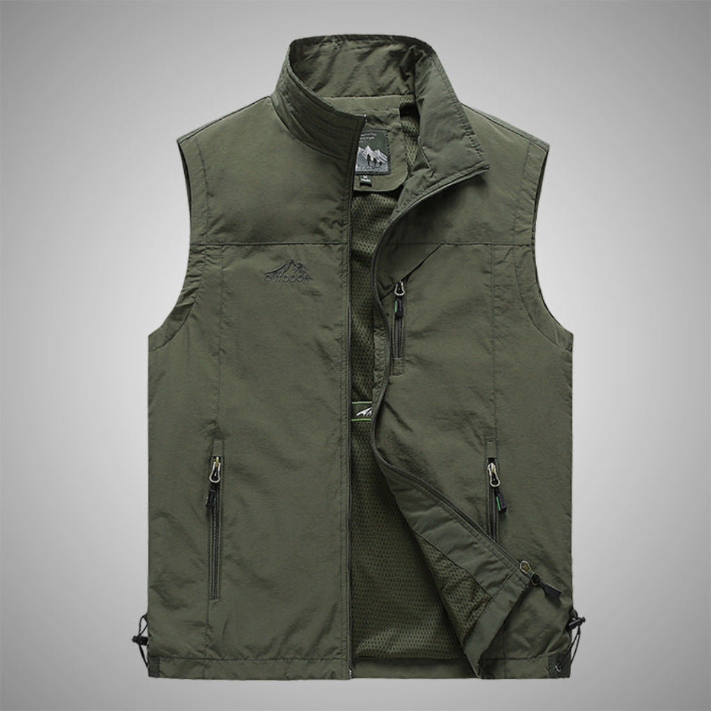 Bodywarmer d'extérieur décontracté pour hommes