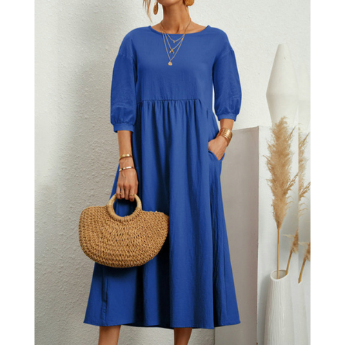 Camila – Robe d'Été Élégante à Smocks pour Femme