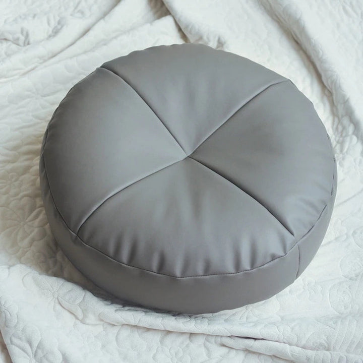 Coussin en cuir Nappa style japonais