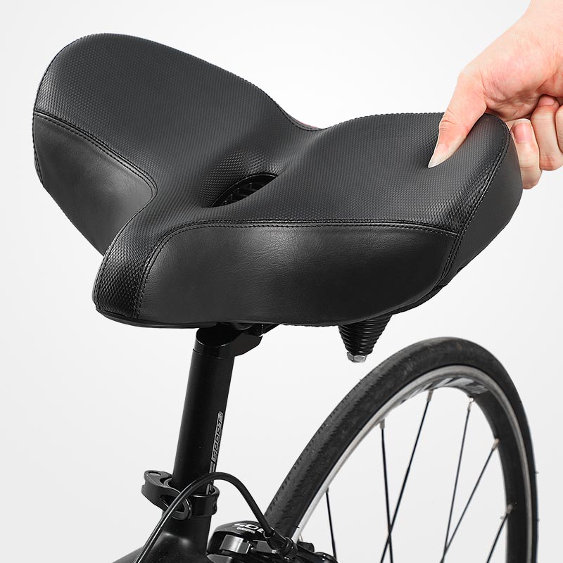 Selle de Vélo Confortable avec Assise Extra Large
