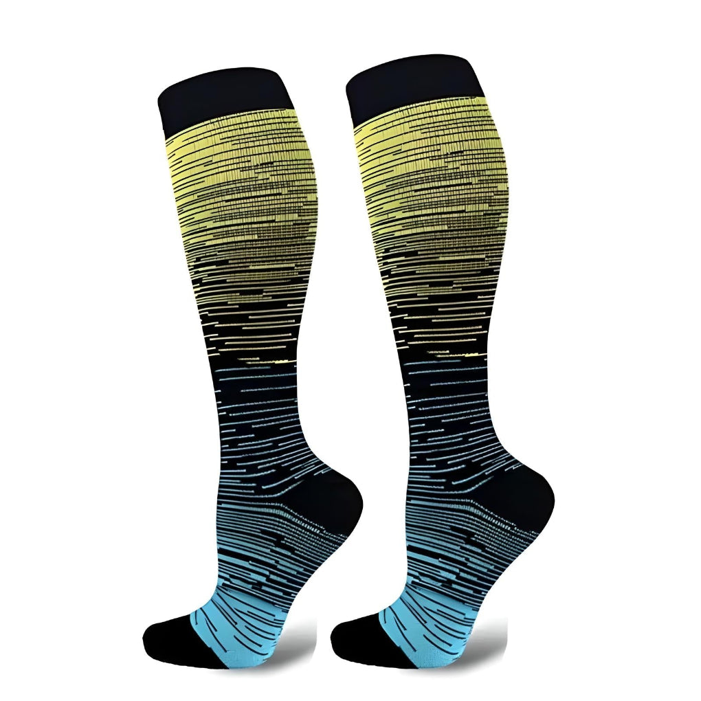 Chaussettes de voyage à compression graduée
