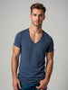 T-shirt pour Homme à Col en V : Élégance Décontractée et Confort au Quotidien