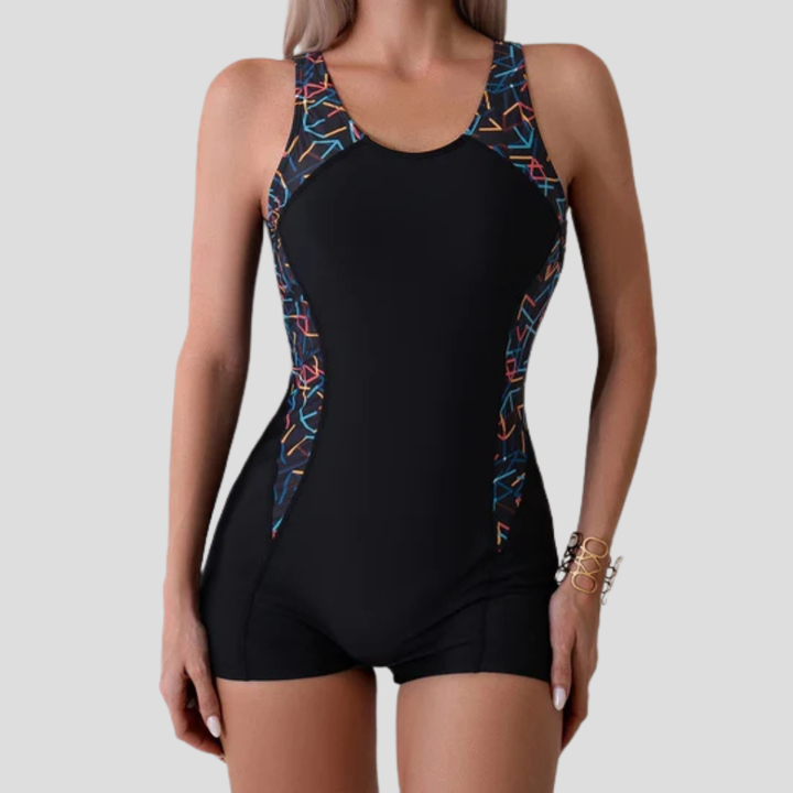 Maillot de bain sportif pour femme avec short