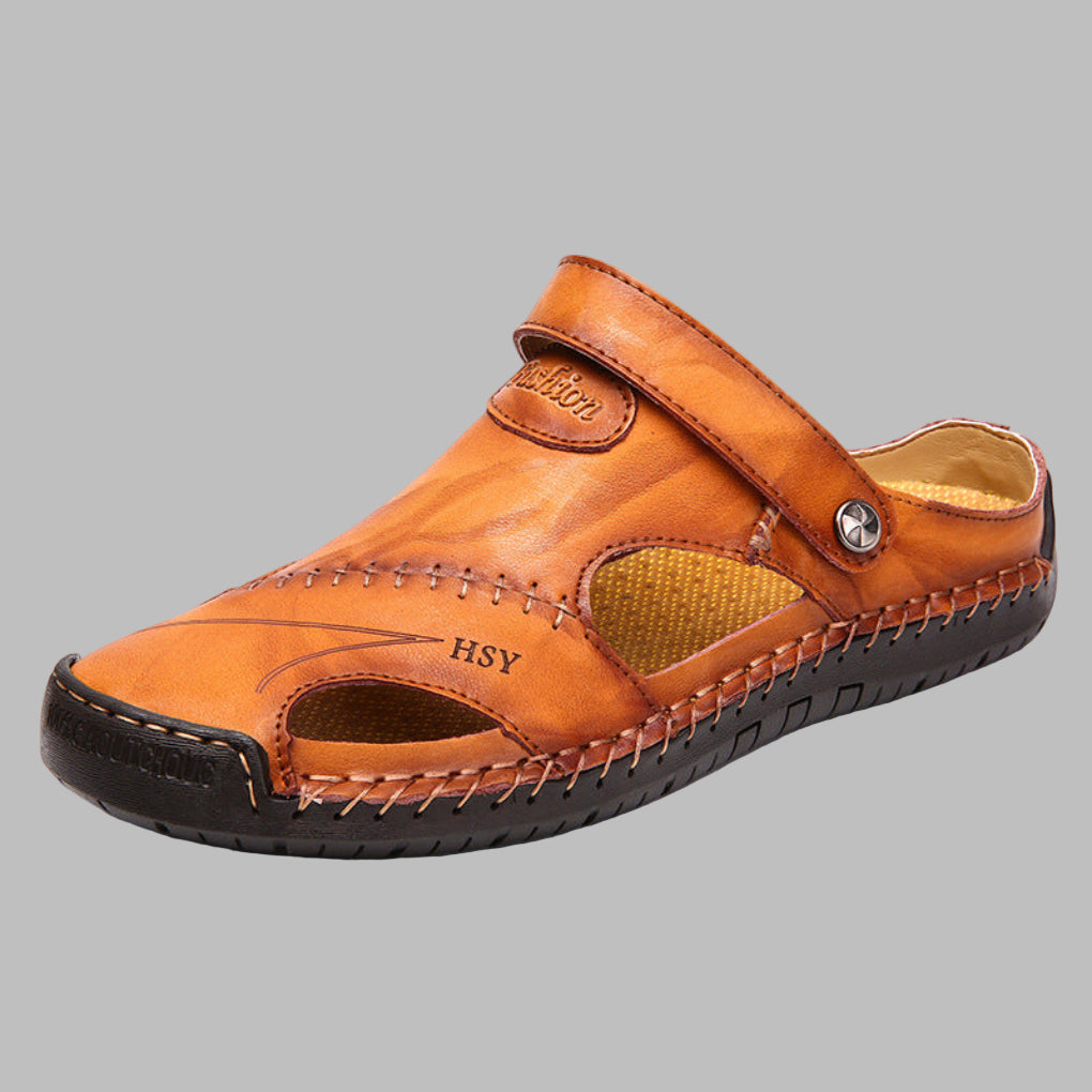 Sandales confortables en cuir pour hommes : le confort pour les aventures estivales