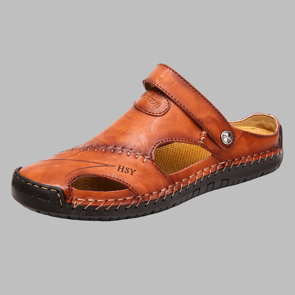 Sandales confortables en cuir pour hommes : le confort pour les aventures estivales