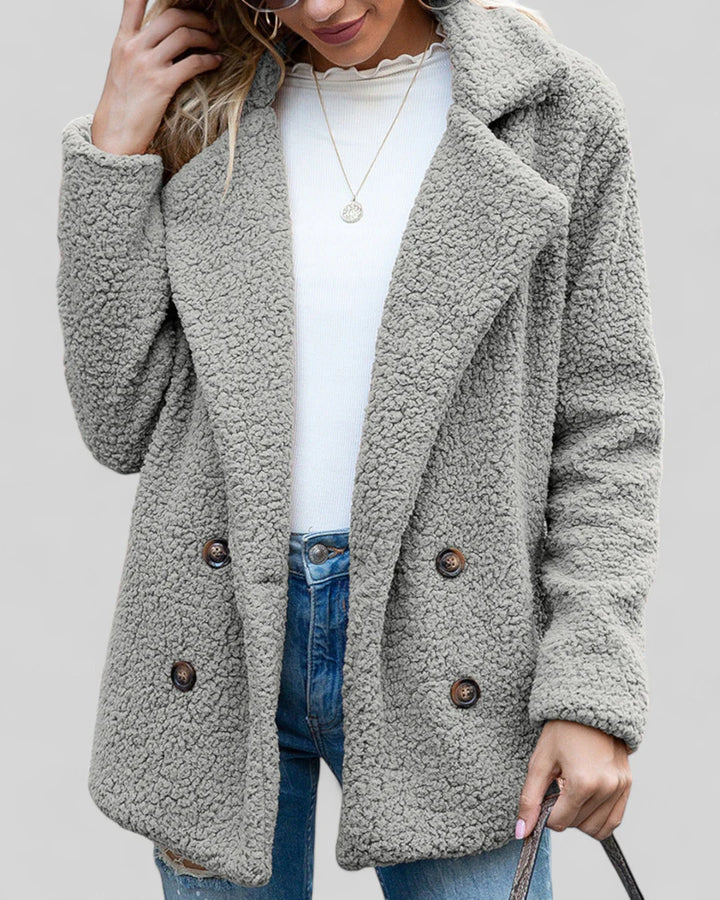 Geneviève – Manteau doux élégant pour femme