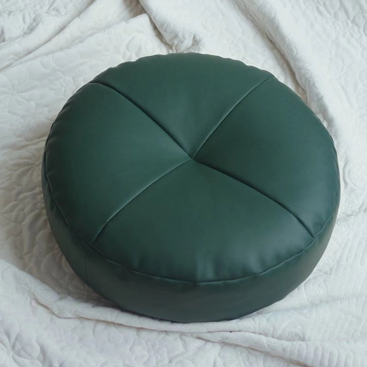 Coussin en cuir Nappa style japonais