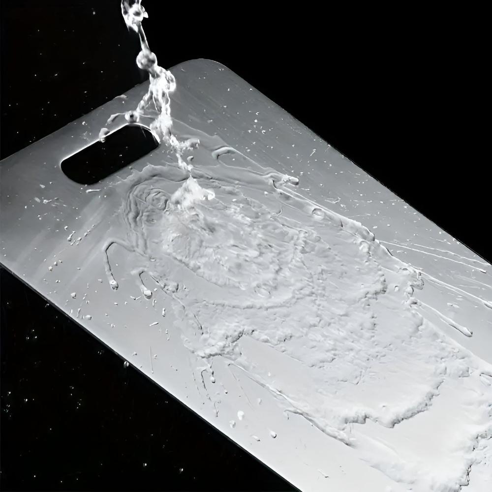Planche à découper en acier inoxydable de première qualité