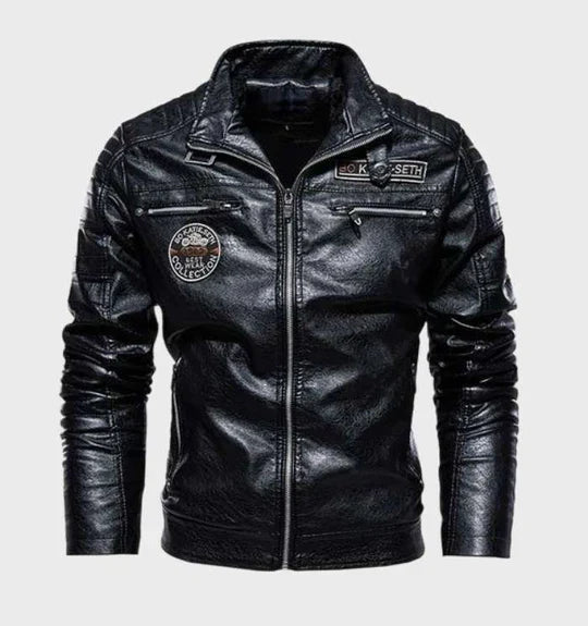 Veste en cuir pour homme