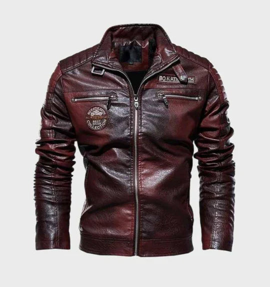 Veste en cuir pour homme
