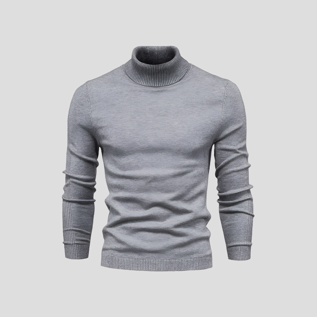 Pull à col roulé pour homme