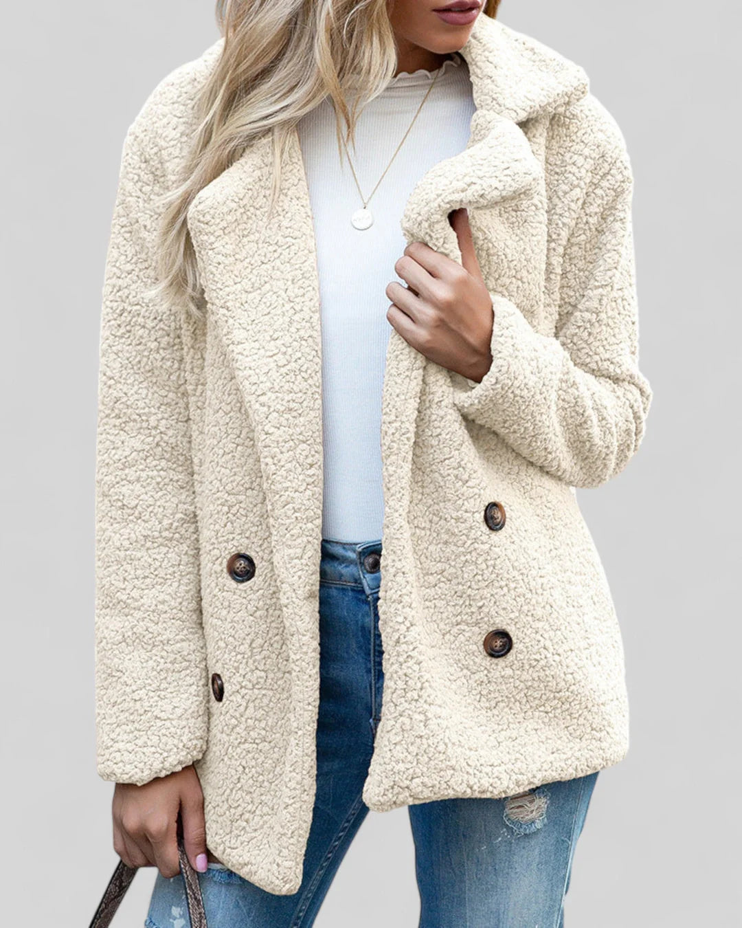 Geneviève – Manteau doux élégant pour femme