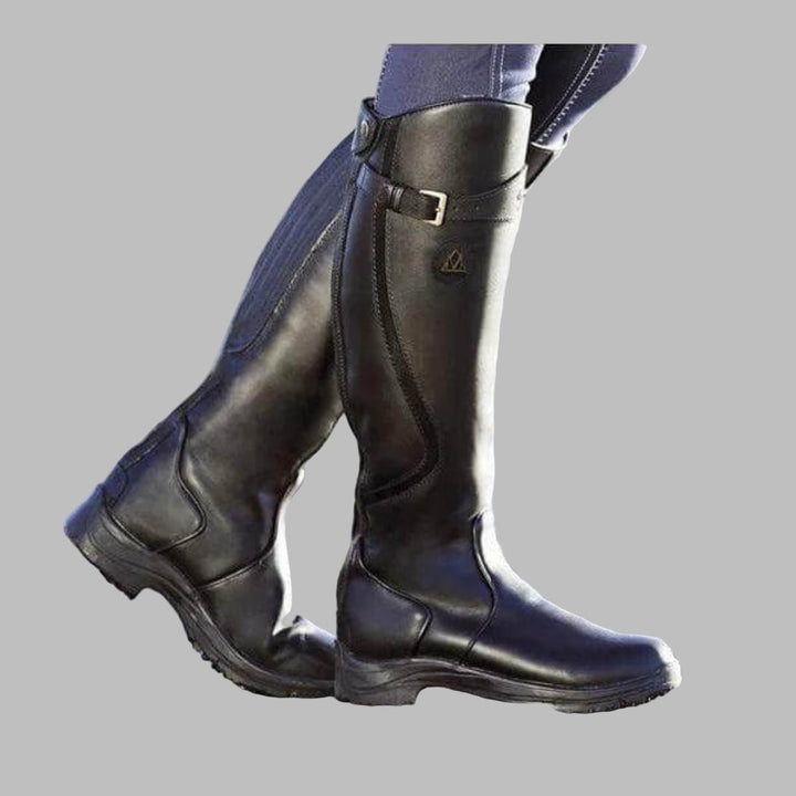 Bottes d'équitation d'hiver imperméables pour femmes