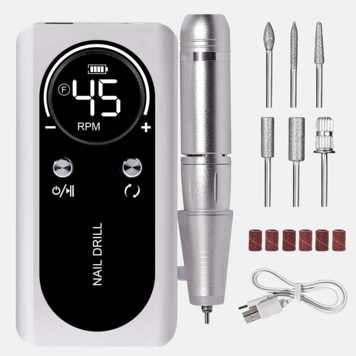 Ponceuse à ongles électrique rechargeable 45 000 tr/min