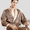 Peignoir kimono en satin pour homme