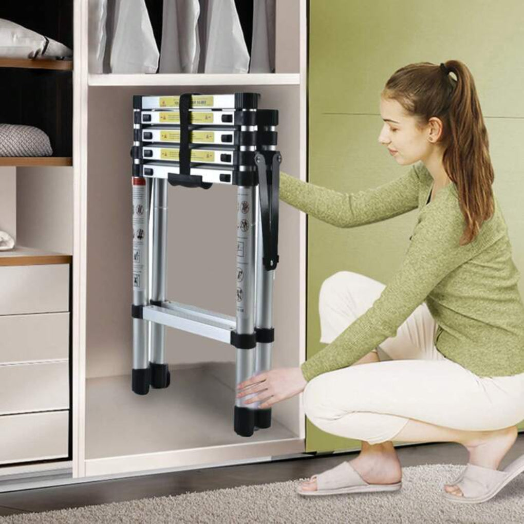 Échelle télescopique en aluminium de 6 pieds et 7 pieds