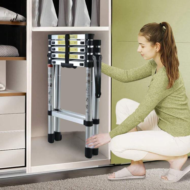 Échelle télescopique en aluminium de 6 pieds et 7 pieds
