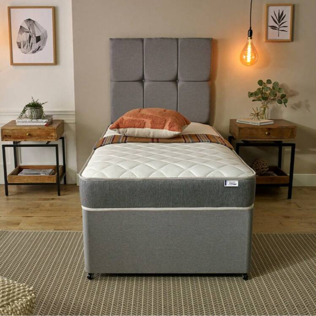 Matelas hybride doux au toucher, mousse à mémoire de forme et support à ressorts