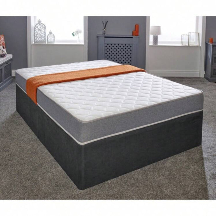 Matelas hybride doux au toucher, mousse à mémoire de forme et support à ressorts