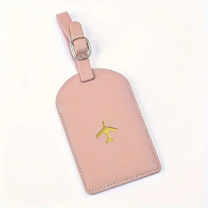 Étiquette de bagage personnalisée en cuir