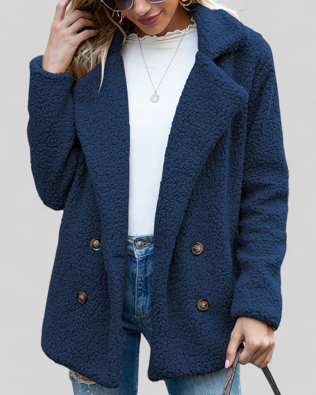 Geneviève – Manteau doux élégant pour femme