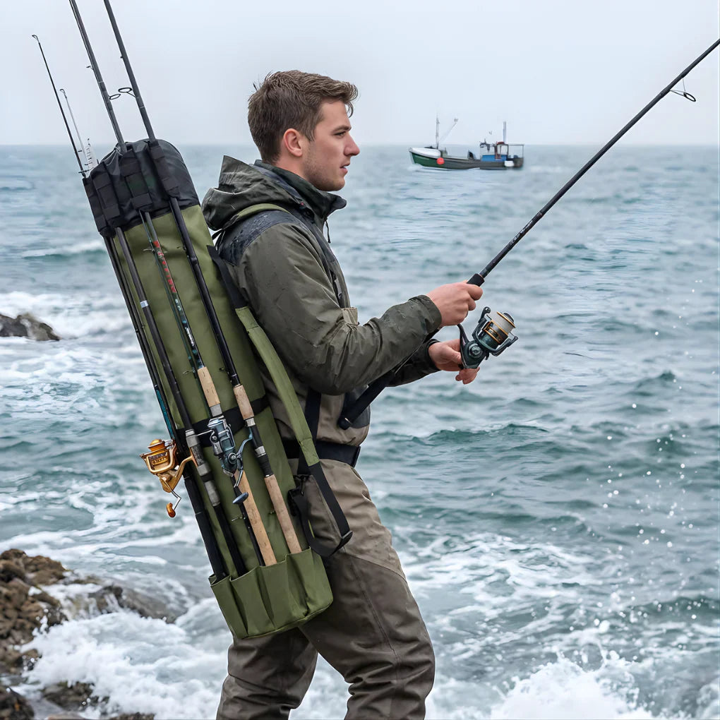 Boîte de Rangement pour Canne à Pêche