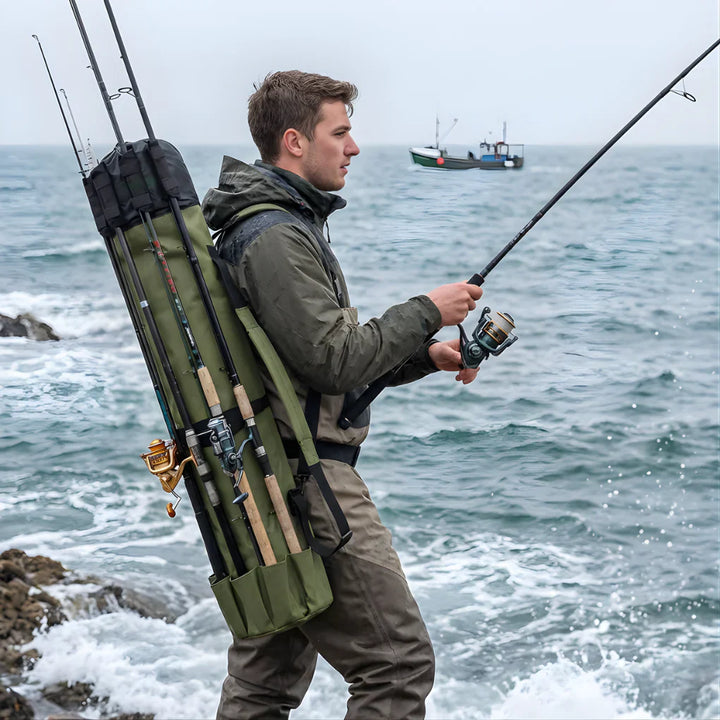 Boîte de Rangement pour Canne à Pêche