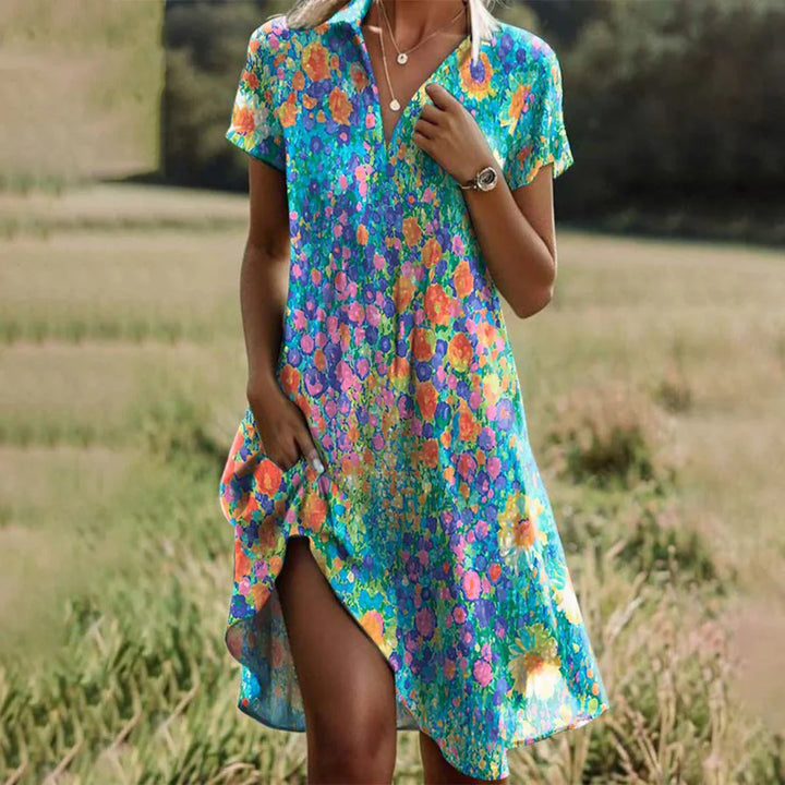 Robe d'été élégante et confortable pour femme