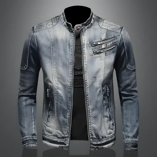 Veste en jean rétro pour homme
