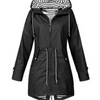 Veste imperméable à capuche pour femme