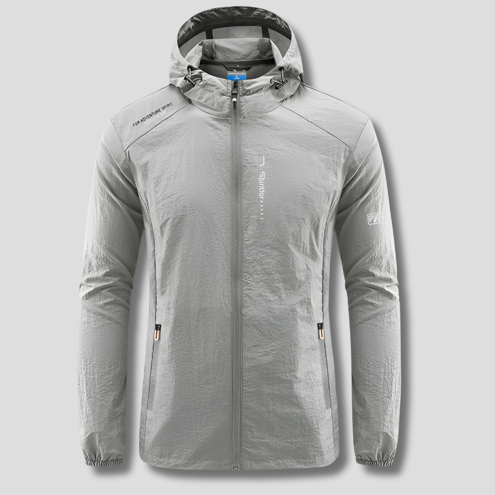 Veste d'été à capuche ultralégère pour homme, coupe-vent et anti-soleil