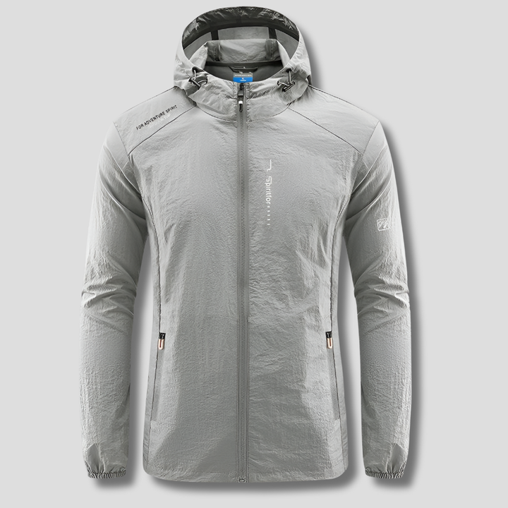 Veste d'été à capuche ultralégère pour homme, coupe-vent et anti-soleil