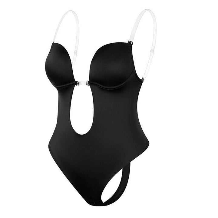 Body Gainant Dos Nu à Profond Décolleté en V