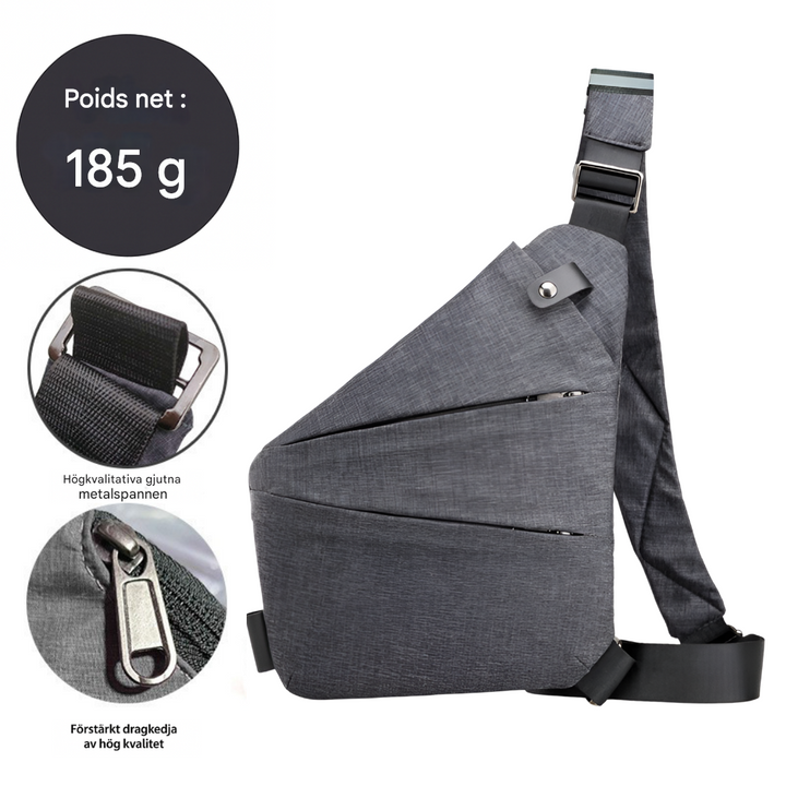 Sac de voyage à bandoulière antivol