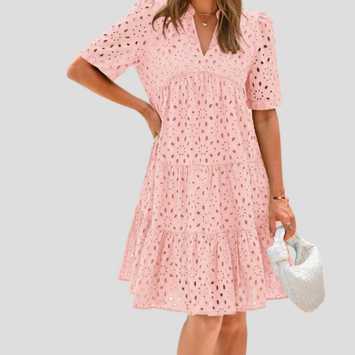 Robe d'été au crochet pour femme