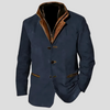 Veste rétro à col contrasté pour homme
