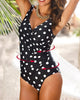 Maillot de bain avec contrôle de l'abdomen pour une allure élancée