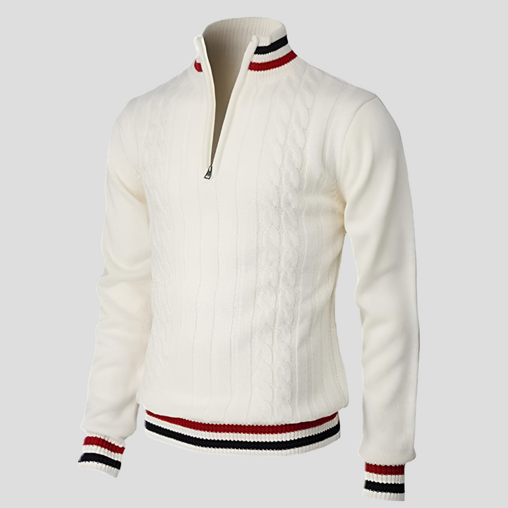 Pull zippé élégant pour homme
