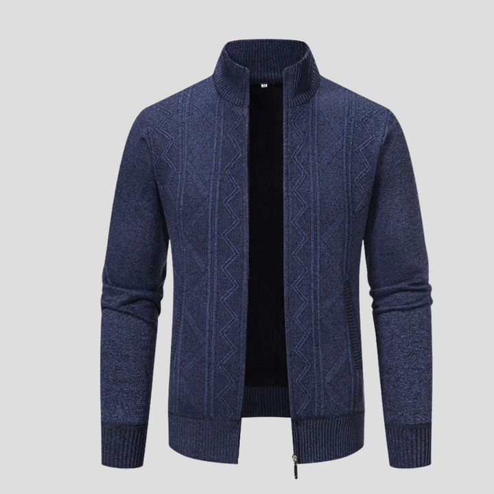 Cardigan pour hommes – Pièce superposée de style tricot