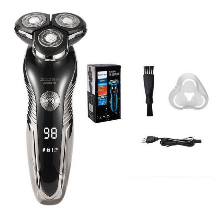 Rasoir électrique rechargeable à sec et humide