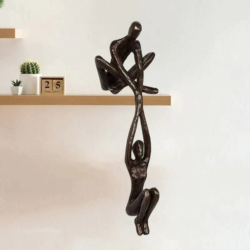 Sculpture Figurine Amour et Force Éternels